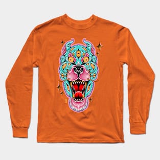 Panoptic Space-Wolf Long Sleeve T-Shirt